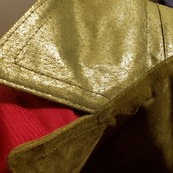 Terry lewis classic luxuries sage green suede coat - Picture 6 of 6